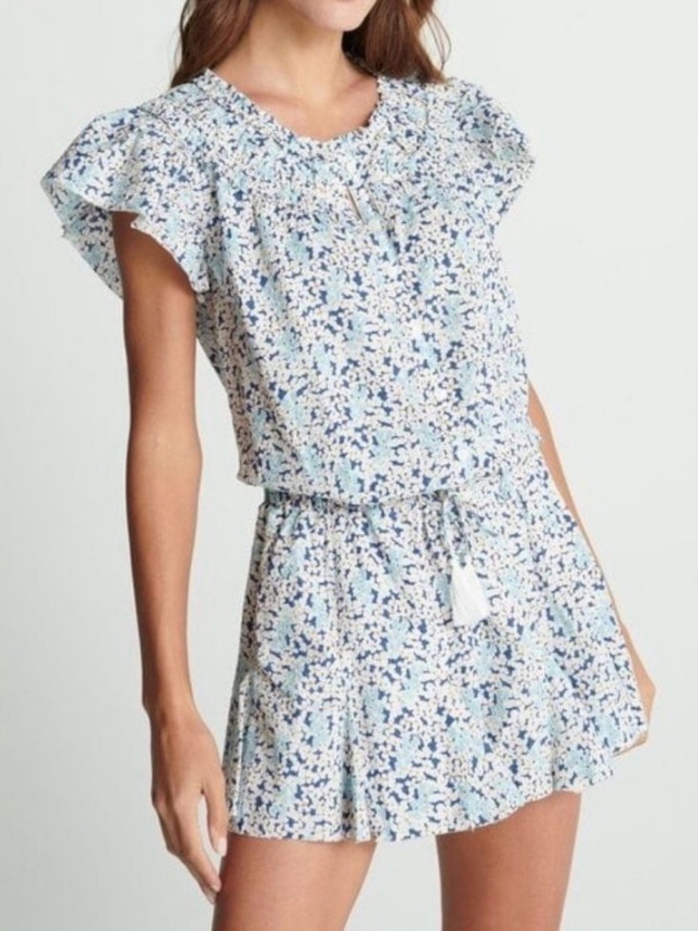 We Are Sundays Harley Indigo Bloom Romper NWT $210